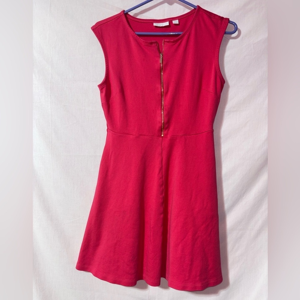 New York & Company Red Sleeveless Dress